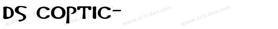 DS Coptic字体转换